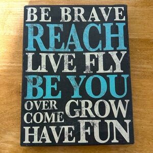 Motivational Quotes Printed Canvas Wall Decor